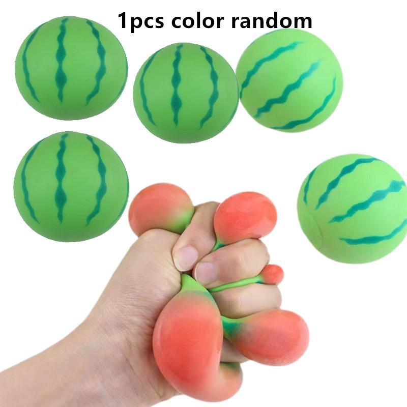 Новые искусственные фрукты арбуз сжимаемые игрушки медленный отскок красный вентиляционный мяч дети взрослые декомпрессионная игрушка
