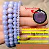 Optimized Blue-Purple Agate Round Beads for DIY Jewelry & Clothing Accessories