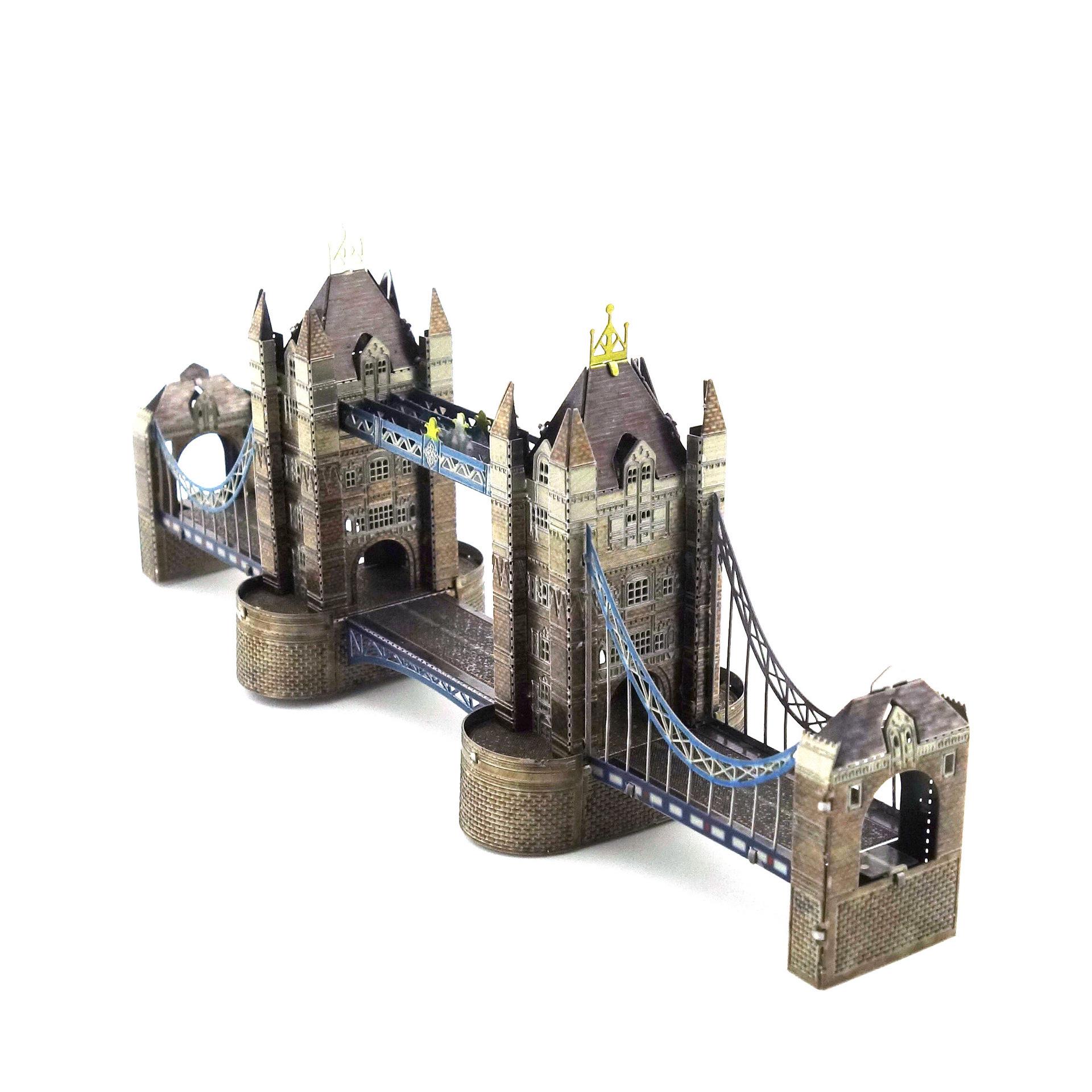 

Модель Тауэрского моста из нержавеющей стали 3D DIY - Клей не требуется