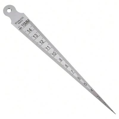 1 Stück Hochpräziser Konischer Spaltlehre Keil-Fühlerlehre mit 0,15 mm Lochdurchmesser