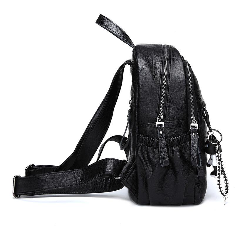 Rucsac la modă coreean din piele moale, stil nou, geantă de călătorie, geantă casual la modă, rucsac de damă