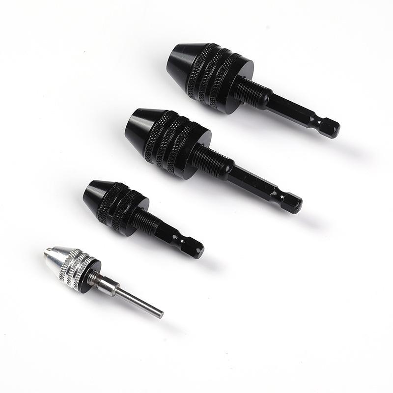 0.3-6.5mm Hex Shank Quick-Change Self-Centering Drill Chuck for 3.6 Electric Grinder