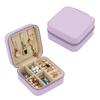 Zipper Closure Portable Jewelry Box Compact Design Jewelry Organizer  Jewelers Case