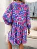 Di Yun Women's Casual Vacation Rayon Print Long Sleeve Dress - 2024 Spring/Summer Collection