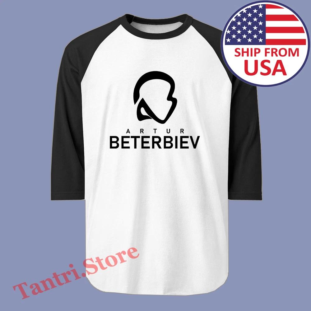 Artur Beterbiev Russian Boxing Champion Men s Raglan White Black Size S to 2XL 3XL