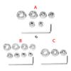304 Stainless Steel Ring Positioner Drill Locator Woodworking Drill Tool Accessories Stop Bit Collar 3,4,5,6,7,8,9,10mm Practica