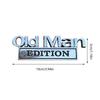 Old Man Edition Car Emblem 3D Emblem Sticker Badge RepreSeint Old Man Edition Car