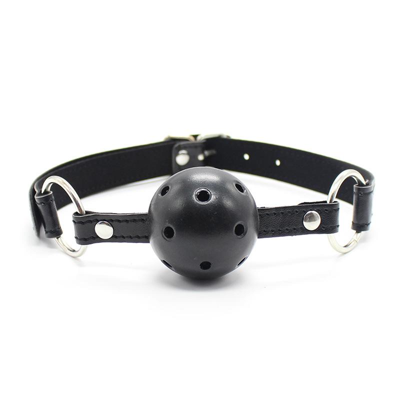 BDSM Ball Gag Oral Fixation stuffed Mouth PU Bondage Boutique Begin Roleplay Slave Submisson Adult Game For Couples Flirting Toy
