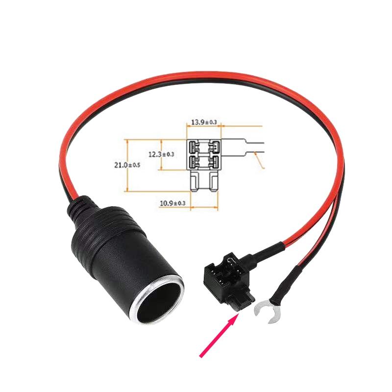 

Mini Micro Car Fuse Box With Wire Harness Protector For Car Dash Cameras Low Voltage Compact Size Mini