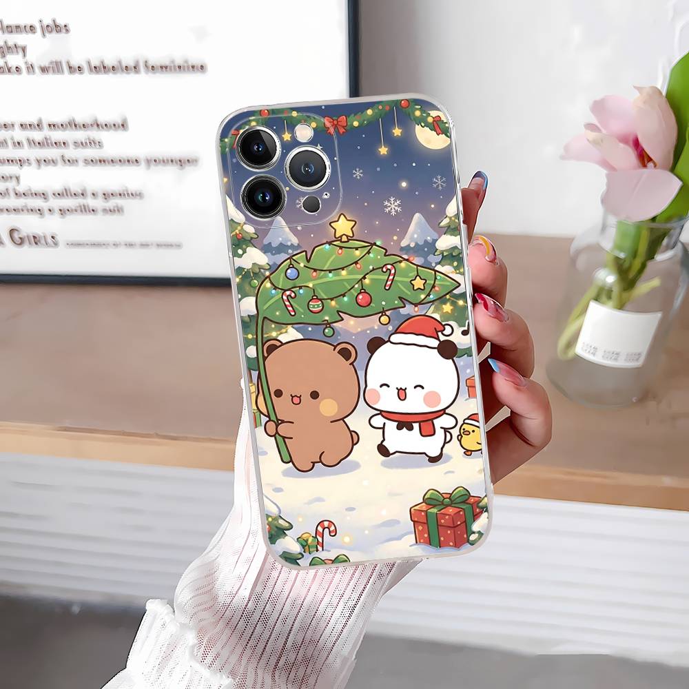 Cute Bubu Dudu Phone Case For IPhone 17 16 15 14 13 12 11 Pro Max Plus Mini Clear TPU Cover