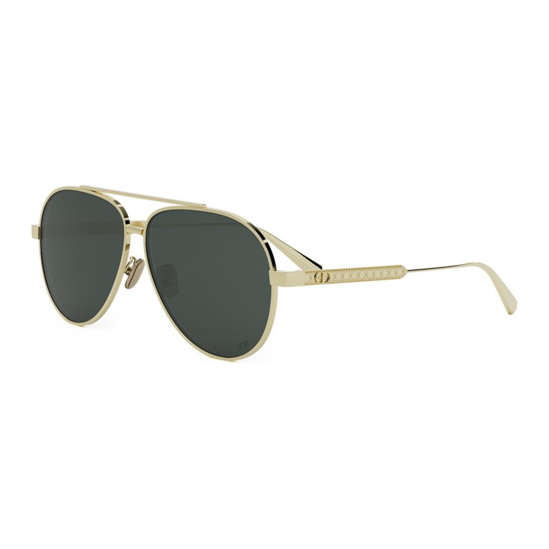 Dior Logo Detail Metal Pilot Sunglasses