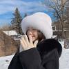 Imitation Fur Beanie Hat Knitted Hat Winter Plush Hat Cute Plush Bucket Hat  Streetwear