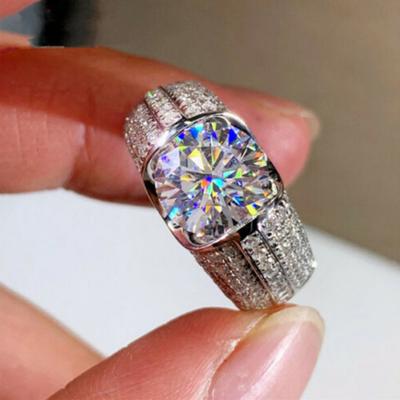 Women Ring Simple Temperament Cubic Zirconia Embedded Ideal Gifts Finger Ring for Party
