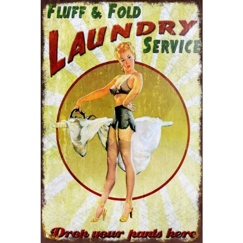 Retro Beer Metal Wall Art 20x30cm