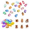 100Pcs Luminous Mini Resin Turtles Glow in The Dark Cute Tiny Turtles Sea Turtles Figurines Micro Landscape Home Decoration Gift