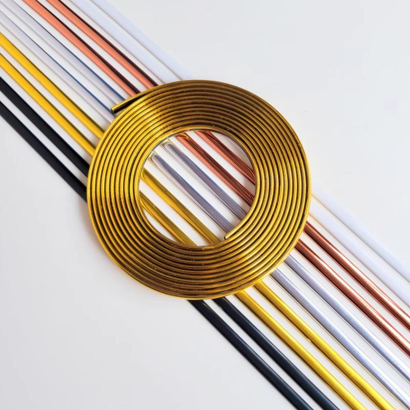 1 piece of 3m/118.11 inches peelable adhesive decorative strip, suitable for flexible decorative strip on the edge of backsplash