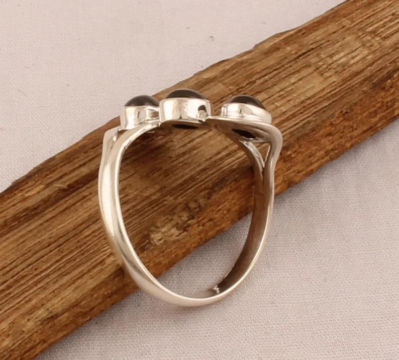 Red Garnet Gemstone Ring, Solid 925 Silver Ring, Statement Ring, Birthstone Ring, Wedding Ring, Silver Jewelry