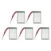 5PCS 802540 800mAh RC Drone Battery Portable RC UAV Backup Battery Accessories for SYMA X5C X5C 1 X5