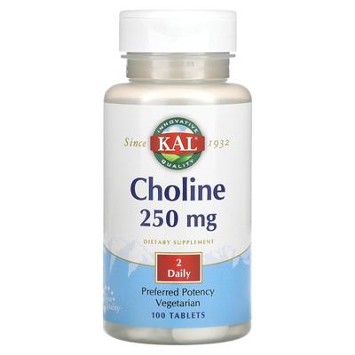 Cholin, 250 mg, 100 tablet (125 mg na tabletu)