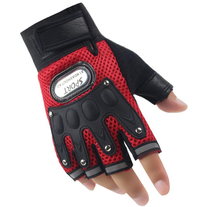 Men's Tactical Sun Protection Half-Finger Motorcycle Riding Gloves
