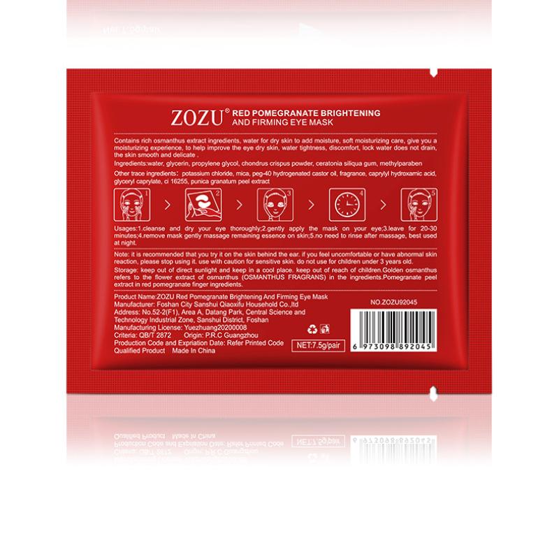 ZOZU Zlatá oční maska tableta pro redukci očních vrásek a váčků oční maska