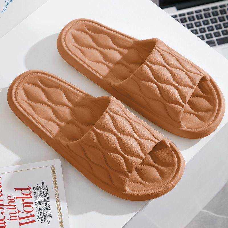 

Men s And Women s Slippers With A, Perfect For Summer, Home, Indoor Use, Thick Sole, Non-, Bathroom, And Showering. 45
