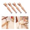 Einzelner Stickrahmen-Ständer aus Buchenholz mit PVC-Basis, 15,3 cm Bastelständer für Tisch-Sticken