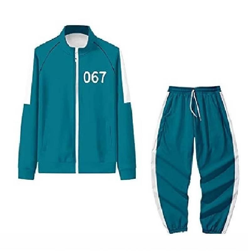 

Игровой подростковый повседневный комплект из толстовки на молнии со стойкой и брюк с длинными рукавами 4XL