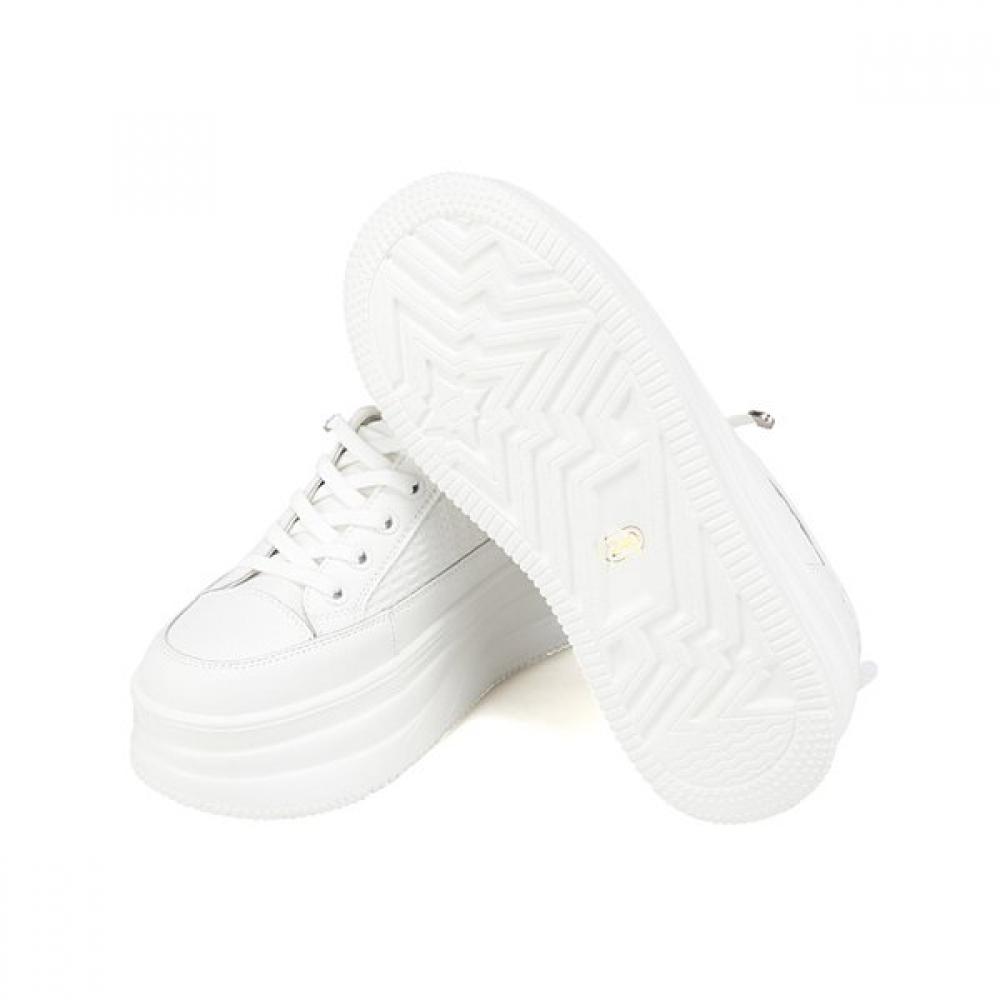 Barbara Leather CaSual Women S Height increaSing SneakerS 5.5cm Bbj176wt