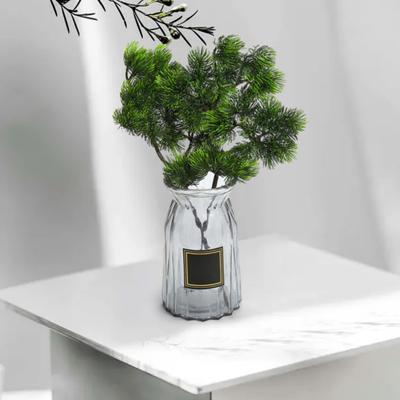 1 Şube Yapay Bitki Solmaya Karşı Dekoratif Hafif Güzel Taklit Hoş Geldiniz Çam Otel Bahçe Dekoru Günlük Yaşam için