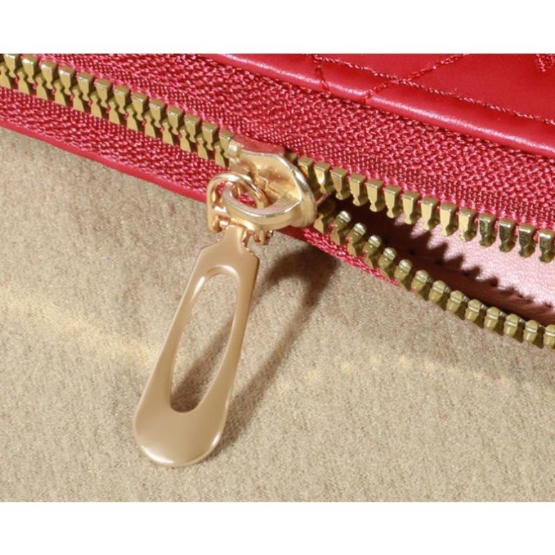 New Wallet Korean Version Cute PU Long Zero Wallet Large Capacity Women's Multi Card Zipper Handheld Phone Bag