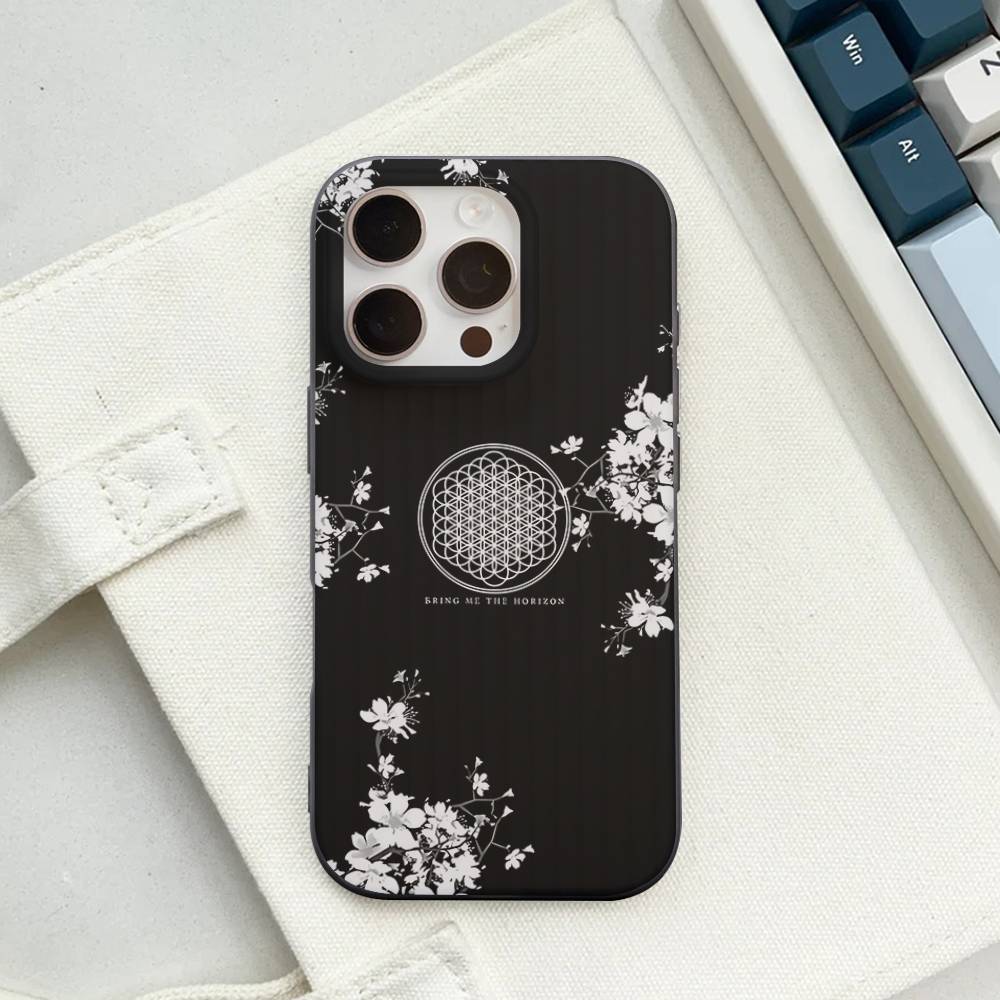 Rock Band B-Bring M-Me The H-Horizon Phone Case For IPhone 17 16 15 11 12 13 14 Pro Max Soft Corrugated Silicone Cover Case