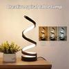 Lampe de Nuit LED Moderne en Spirale Lampe de Bureau Dimmable Lampe de Chevet Salon Lampe de Table de Chevet Bureau d'Étude Décoration de Chambre à Coucher