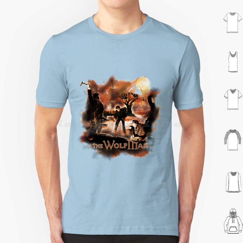 The Wolfman T Shirt 6xl Cotton Cool Tee Horror Fan Wolf Halloween 1941 Classic Movies Werewolf Monster Wolfman Horror Classic