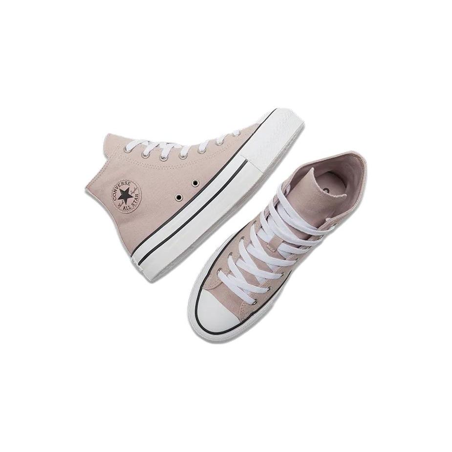 Converse All Star Light Canvas Durable Height Increasing Shock Absorbing High Top Kids Sneakers Kids Sneakers Pink White A08711C