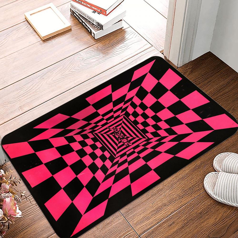 3D Optical Illusion Entrance Doormat Funny Indoor Outdoor Rug Non Slip Bath Bedroom Kitchen Carpet Home Decor