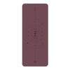 WEZHOPU Premium Rubber Yoga Mat with Alignment Lines