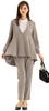 Suit Ceremony Entrance Graduation Plus Sizes Mocha Size 3L [Addrouge] Women's Set, Stretch, Figure-Flattering, Business, Suit, Ceremony, Ceremony,