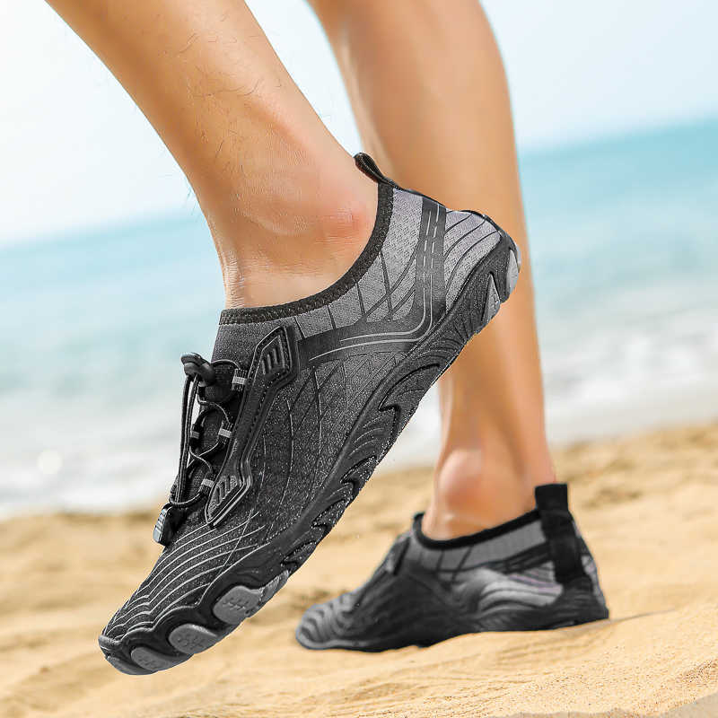 Fashion Thick Bottom Parkour Special Men's Shoes Slippers Black Sandal Beach Man Sneakers Sports Health Shooes Festival Besket