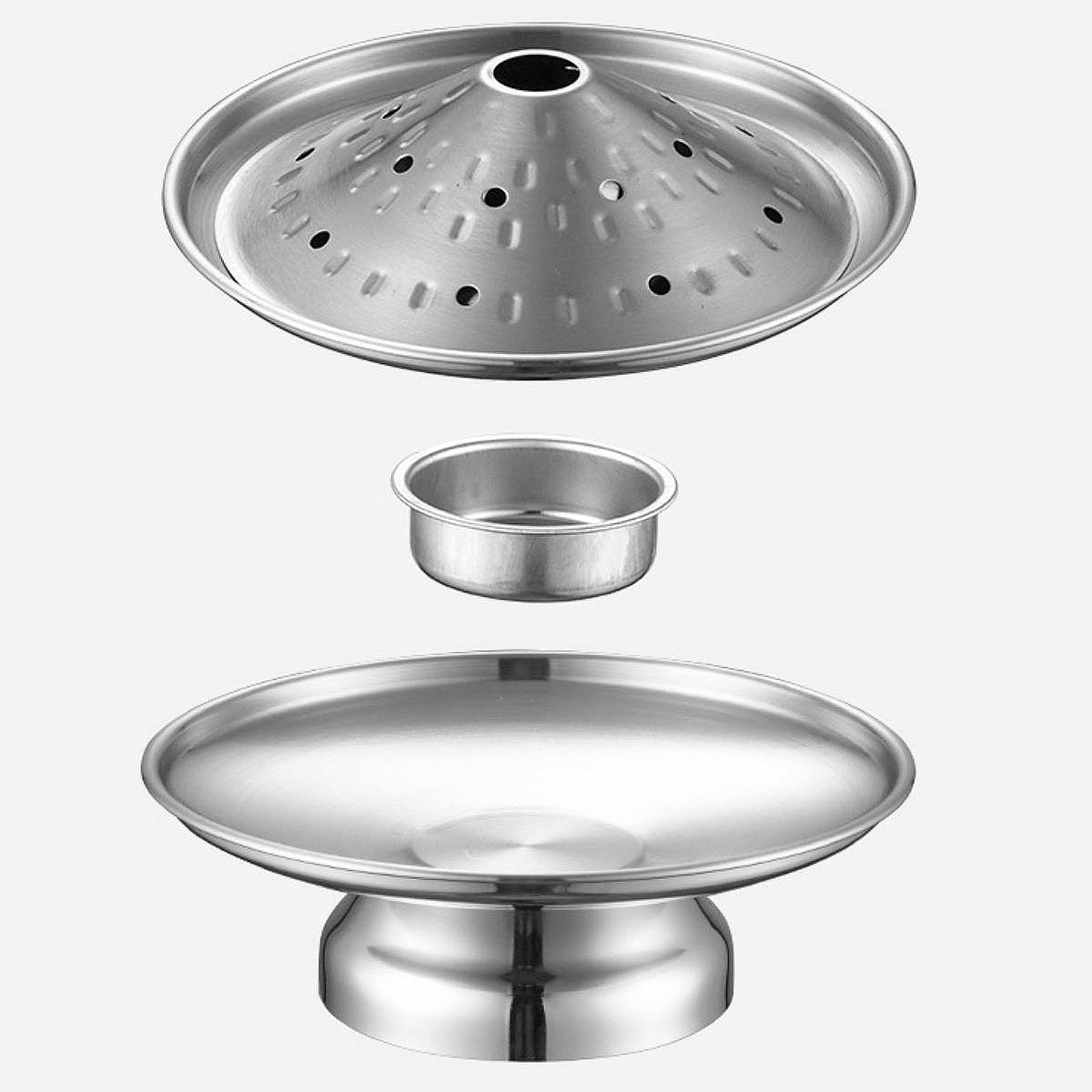 

Ice Artistic Plate Unique Ice Meat Tray Cuisine Serving Platter Platter with Base Stand for Restaurant Personality Kitchen срібний