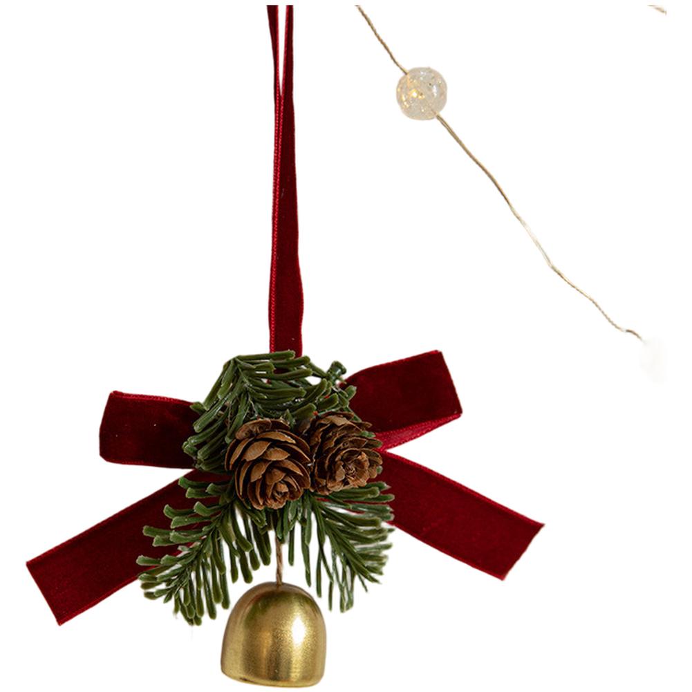 

Christmas Wreath Hanging Decor Festive Bell Design