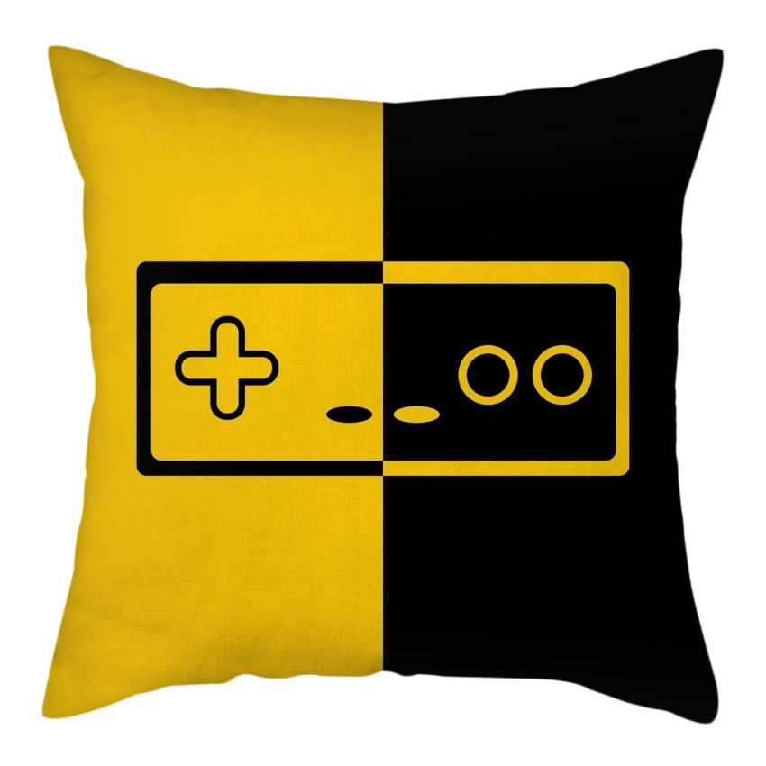 RZN gra peryferyjny Gamepad kluczowa poszewka na poduszkę poduszki dekoracyjne do salonu sypialnia Sofa poszewka na poduszkę na krzesło 45x45