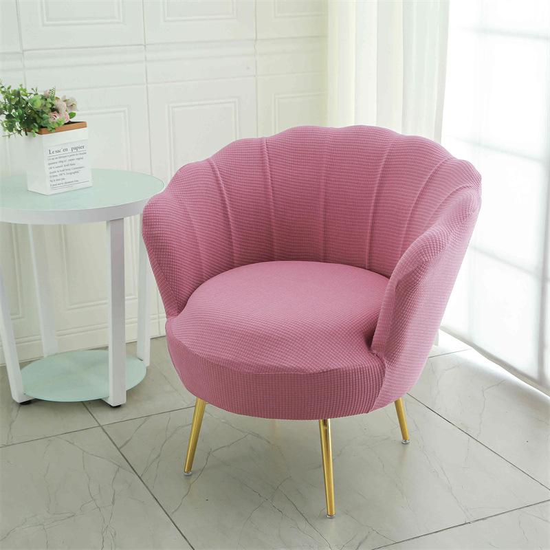 

Makeup Chair Sofa Petal Chair Cover Elastic Polar Fleece High Arm Chair Stool Dust Covers for Bedroom Home Reading Room Decor 1 piece