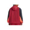 Under Armour Color Block Woven Half-Zip Hooded Training Sweatshirt Women Sweatshirt Red 1376920-638