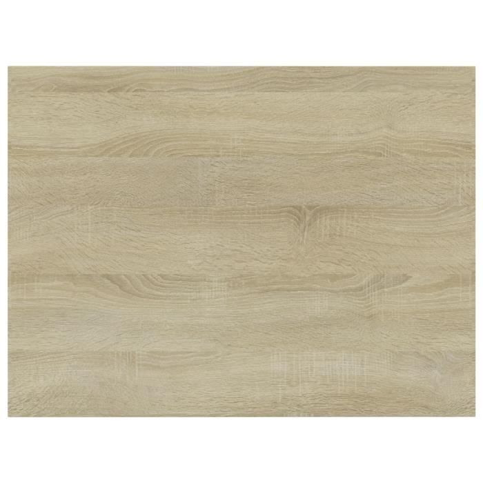 Panneau de bibliothèque - vidaXL - 4 pcs - Chêne Sonoma - Bois d'ingénierie - 40x30x1,5 cm