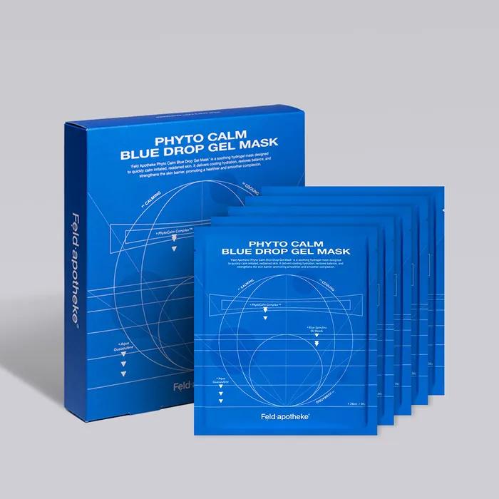 

Фитокальм Голубая Гелевая Маска-Капля 1 КОРОБКА (5 листов)