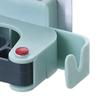 Wall Mount Mop Holder Traceless Strong Bearing Capacity Space Saving Broom Hanger for Bathroom Kitchen