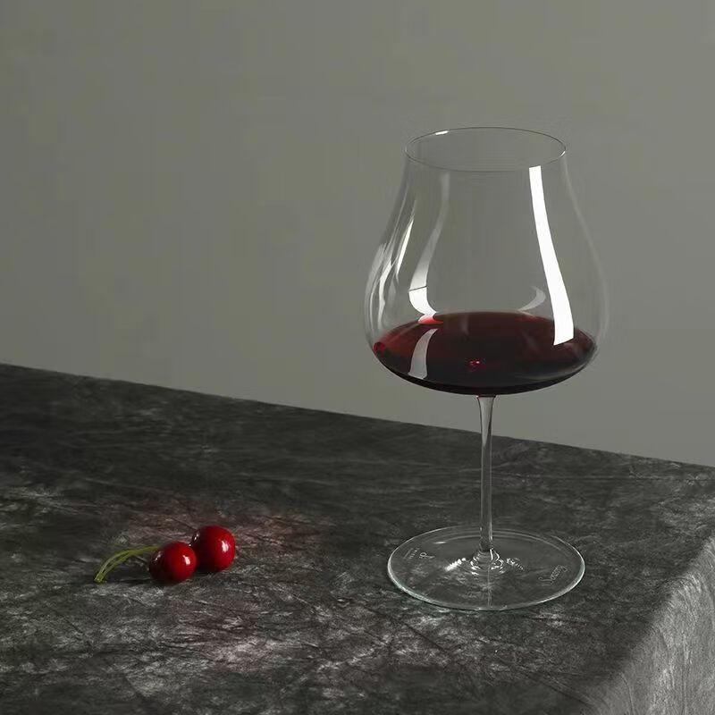 BurgundskéBílé Víno Sklenice Super TenkáLehká Smyslové Ochutnávání Křišťál Elegantní Šampaňské Pohár Luxusní Ručně Foukané Sklo pro Dárkovou Krabičku