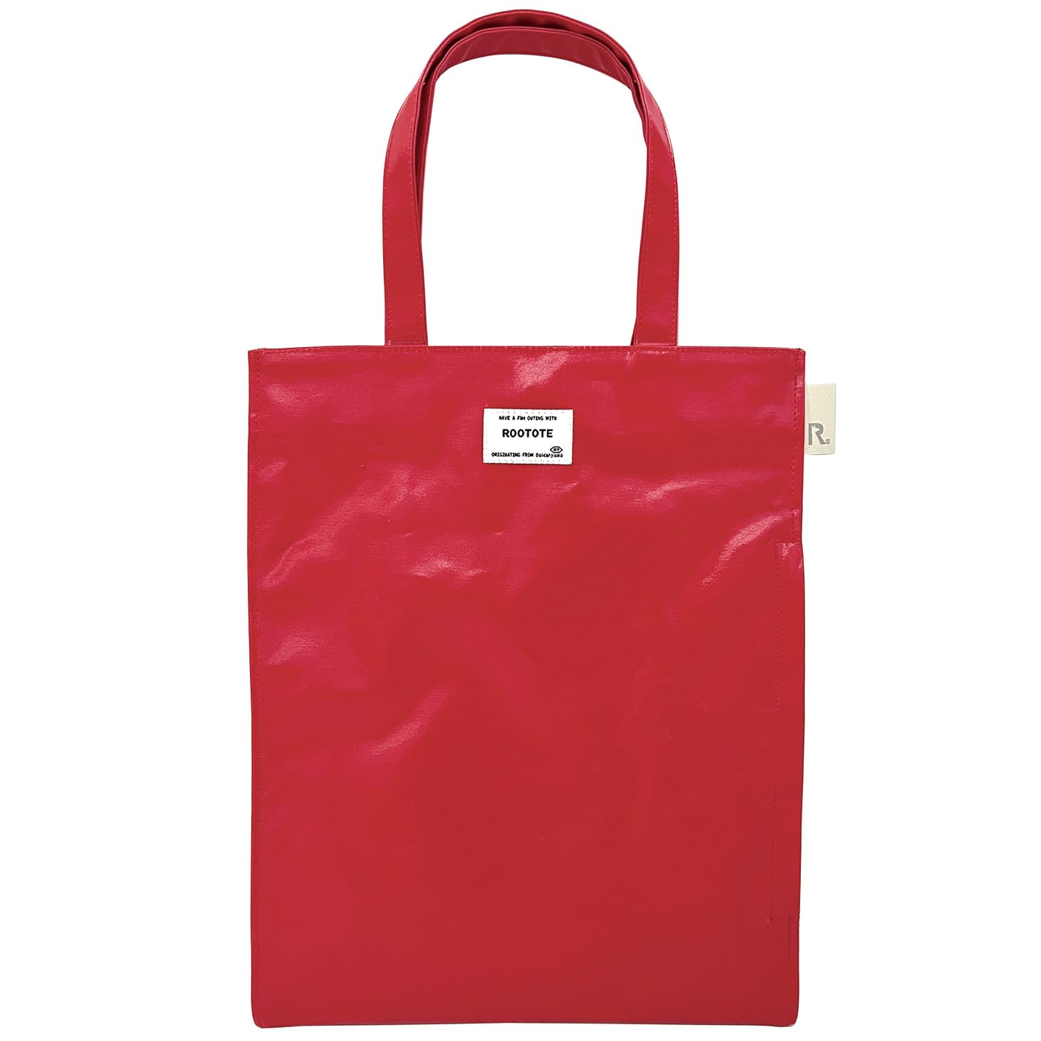 

1201 A4 Vertical Tote Bag EU Archatre Laminate [Rootote] (Red)