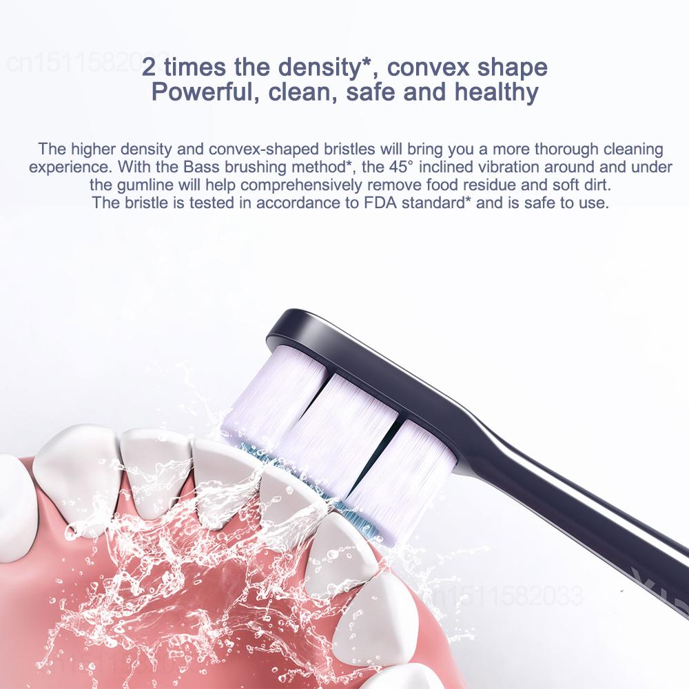 Sonický elektrický zubní kartáček T700 Ultrazvukové vibrační bělení zubů Orální čistý kartáček Smart APP elektrický zubní kartáček